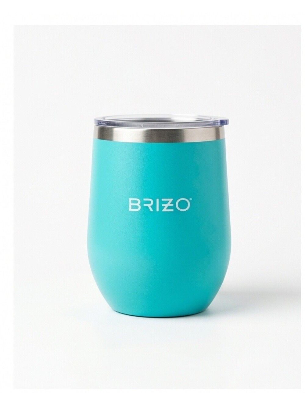 Corkcicle BRIZO Stemless Wine Tumbler 12oz Turquoise Stainless Steel Cup